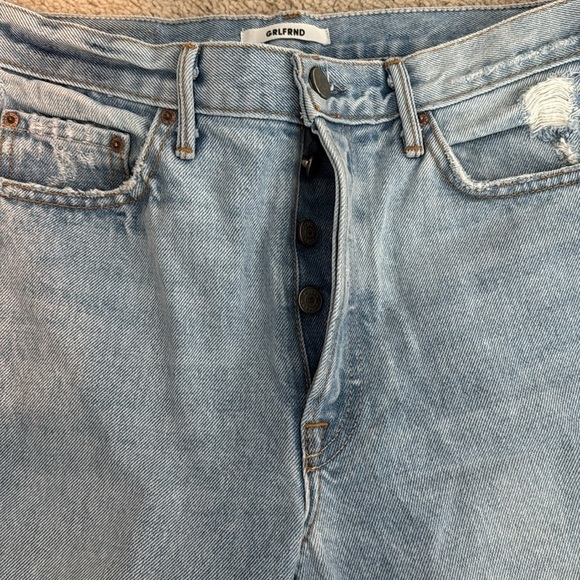 GRLFRND Karolina Yellow Horizon Non Stretch Jeans sz 28 - Picture 3 of 5